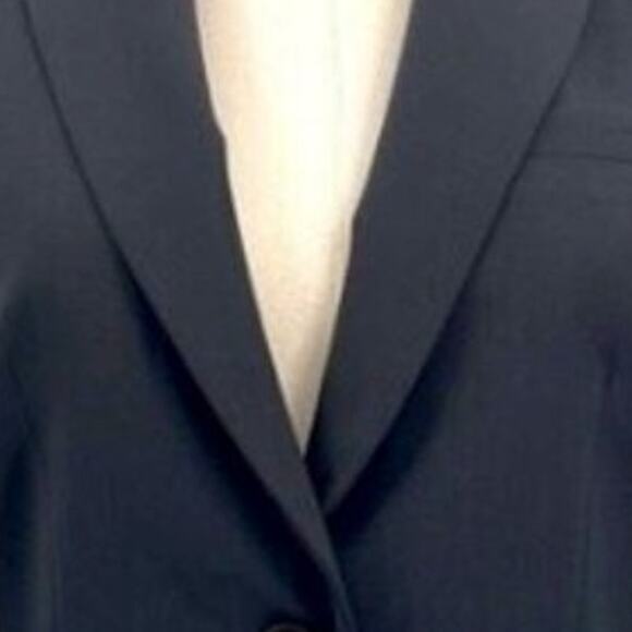 Theory Classic Slim-Fit Black Wool Blazer | Size 10 - Picture 3 of 11